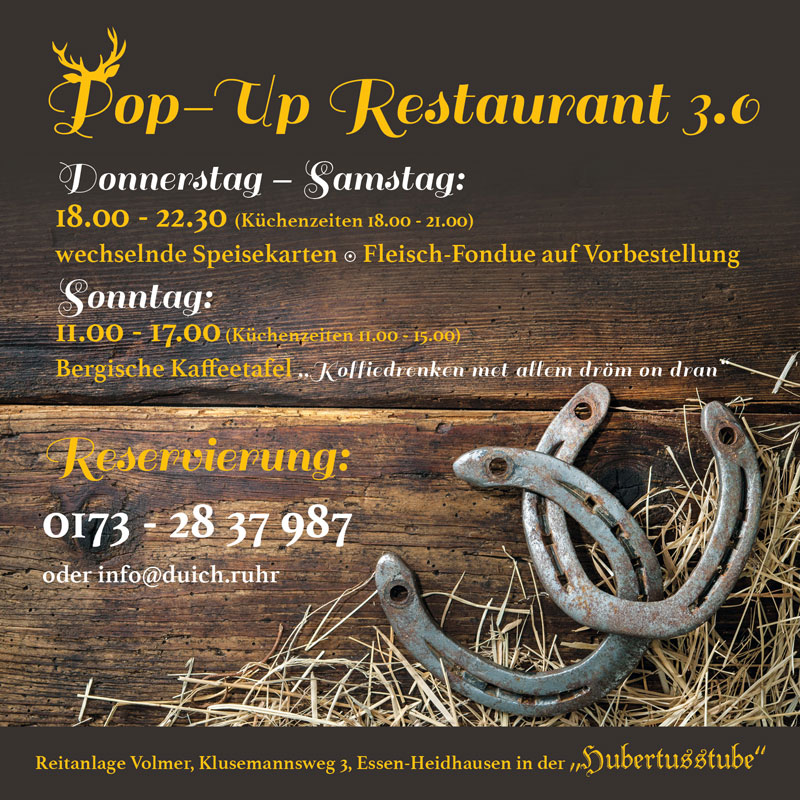 Popup-Restaurant